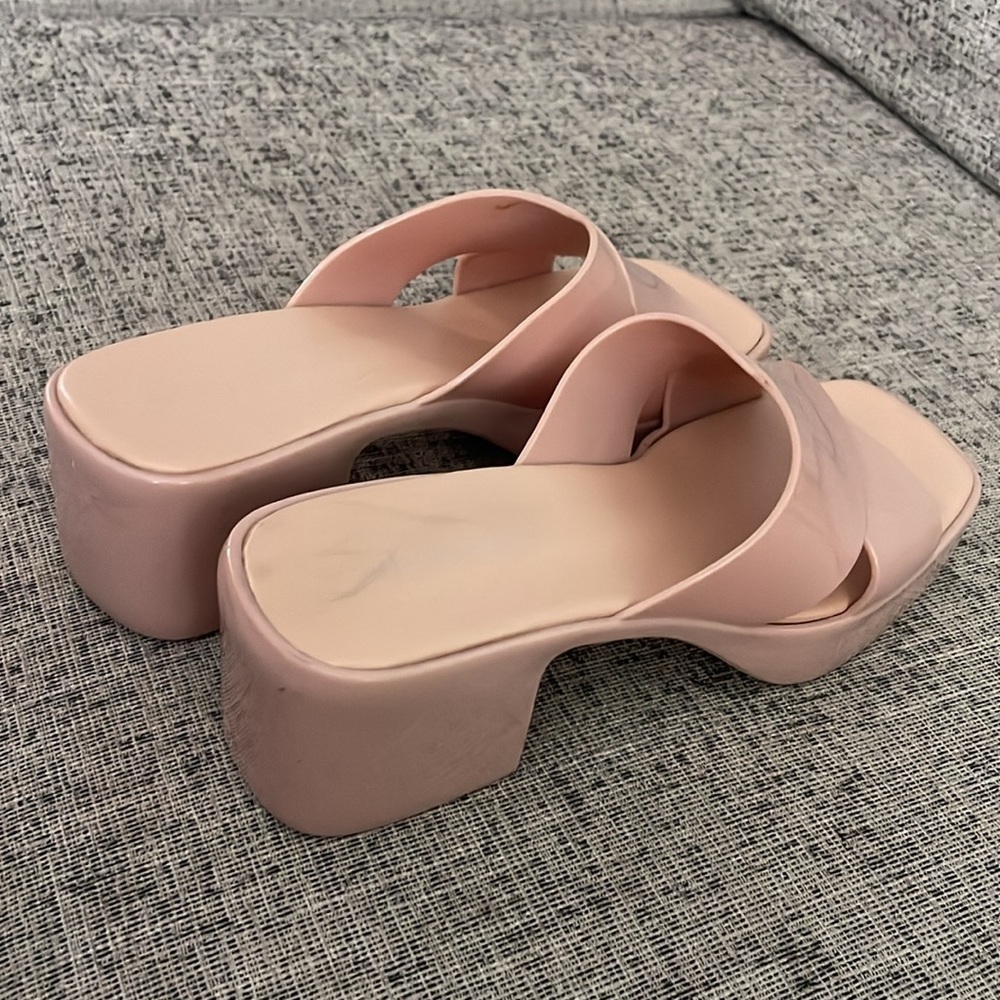 Jeffrey Campbell Nude Slides Size 10 - Picture 6 of 11